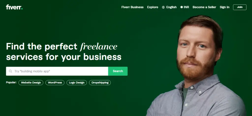 Fiverr - Work from home jobs without investment