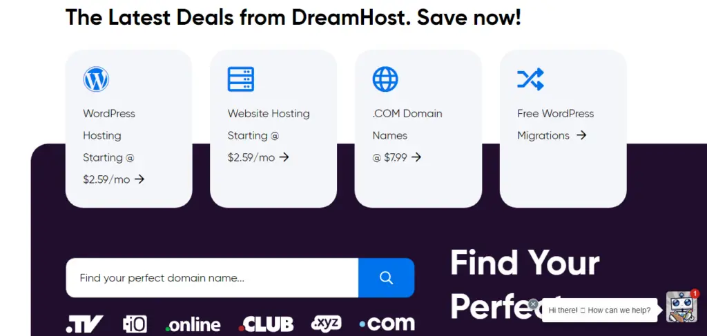 Latest Deal From DreamHost
