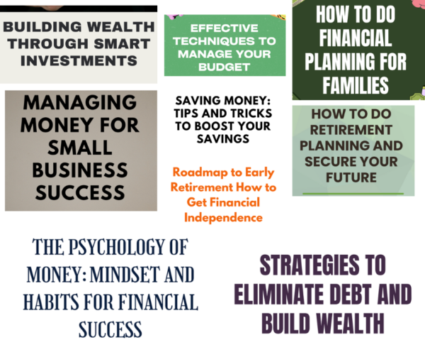 How to Control Your Personal Finance and Money (9 E-Books Bundle)