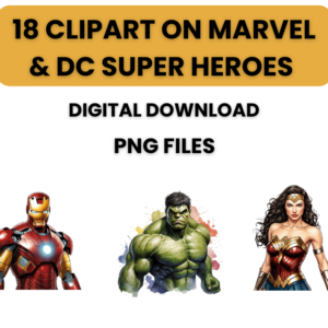 super heroes clipart